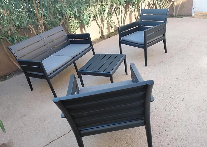 4 Pieces Dans Petite Calme, Climatisation Et Piscine 奥莱塔