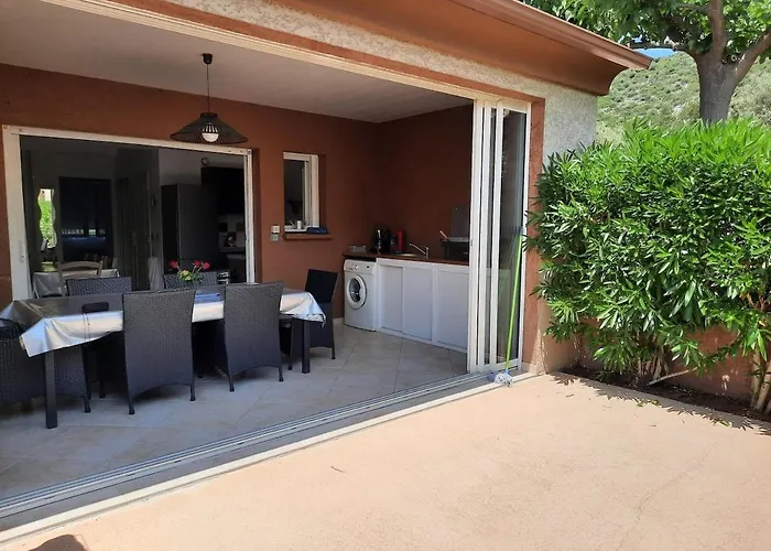 4 Pieces Dans Petite Calme, Climatisation Et Piscine 奥莱塔